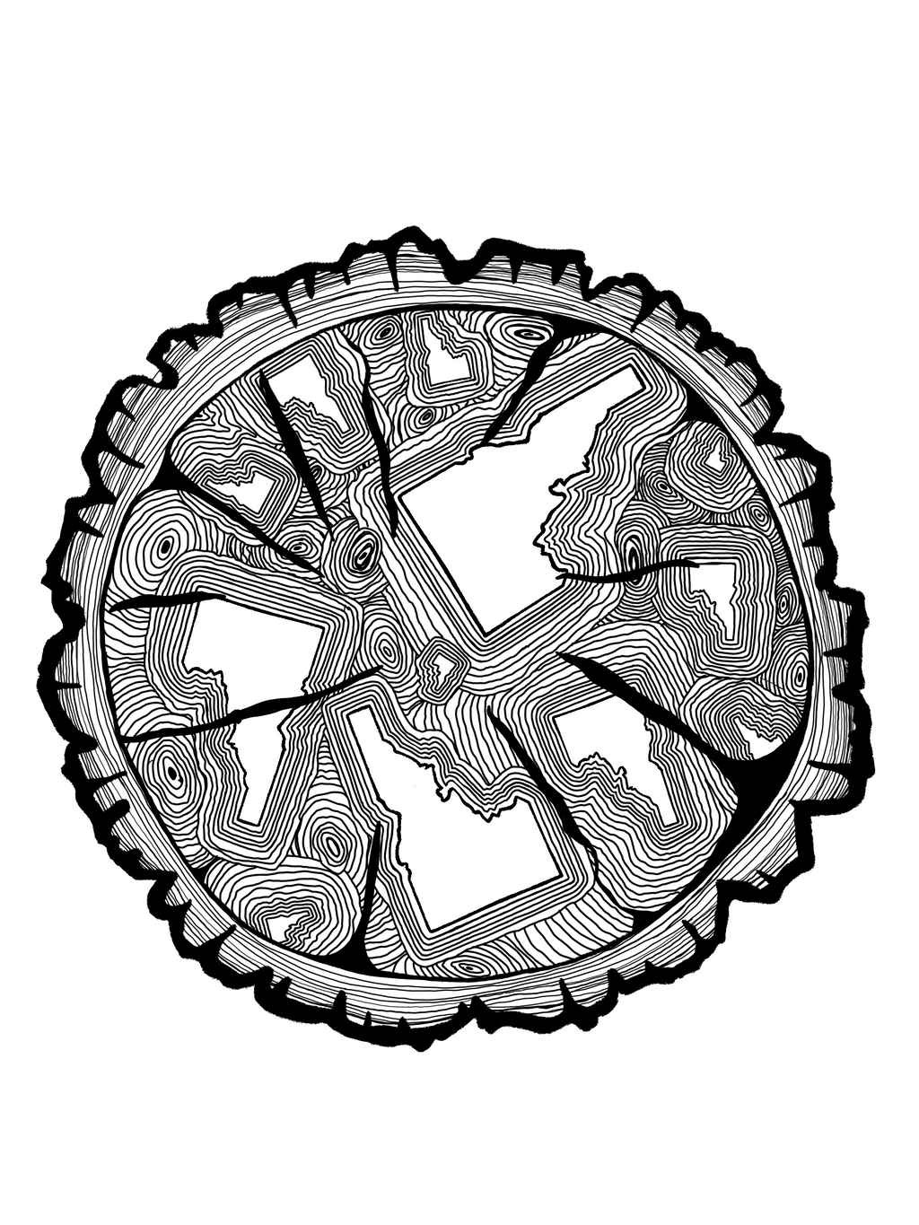 Idaho Stump Tee
